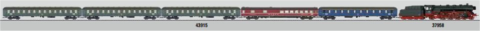 DB class 003 Steam Locomotive w/Smoke Deflectors & Tender