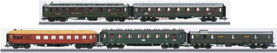 DRG Express Passenger Train 5-Car Set