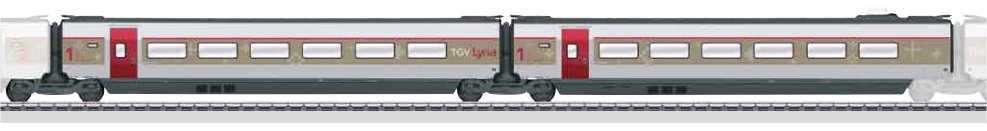 Add-On Car Set 1 for the TGV Lyria