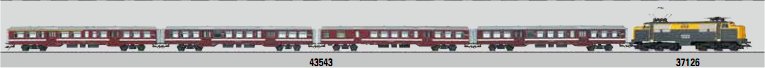 SNCB/NMBS (Belgium) Commuter 4-Car Set