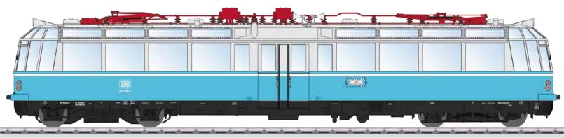 DB class 491 Glass Train Electric Powered Rail Car