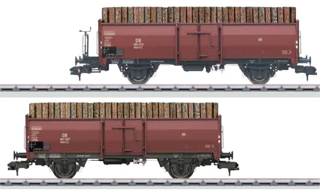DB Loading Wood Freight 2-Car Set