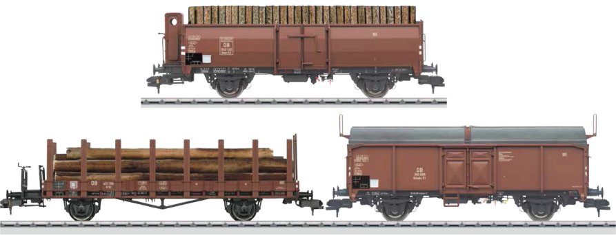 DB Loading Wood Freight 3-Car Set