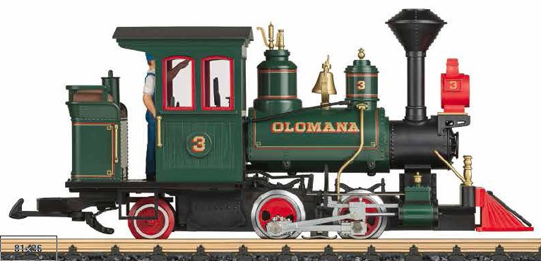 Olomana Museum Steam Locomotive