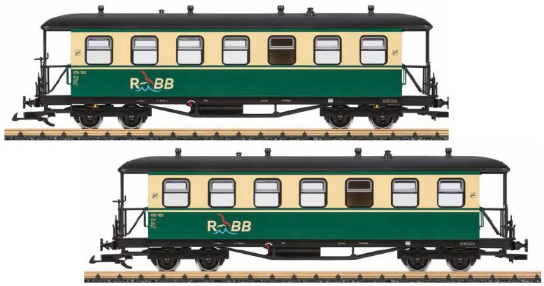 Rgen Bder Railroad Passenger 2-Car Set