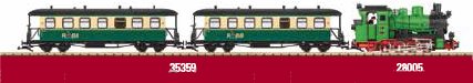 Rgen Bder Railroad Passenger 2-Car Set