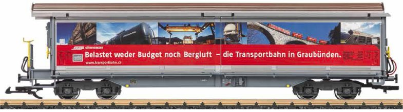 RhB Type Haiqq-tvz 5172 Sliding Wall Boxcar