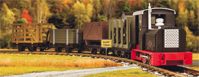 Narrow Gauge Rural Railroad 4-Car Set