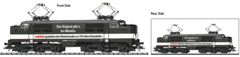 NS cl 1200 Electric Locomotive - 175 Yrs of RR in The Netherl