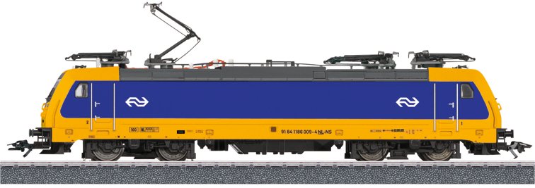 Dgtl NS cl E186 Electric Locomotive (Start Up)