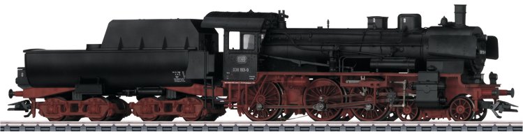 Dgtl DB cl 038 Passenger Steam Locomotive w/Tub-Style Tender