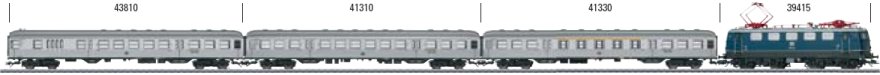 Dgtl DB cl E 41 Electric Locomotive