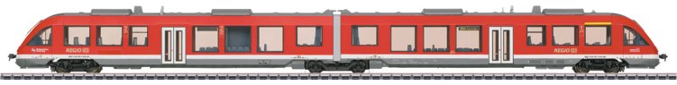 Dgtl DB AG cl 648.2 LINT 41 Dummy Communter Powered Rail Car