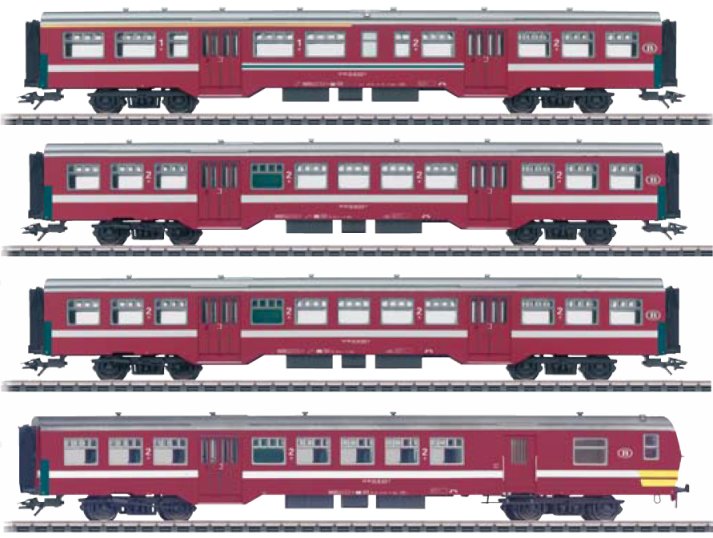 SNCB M2 Commuter 4-Car Set