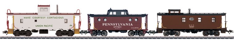 American 3-Caboose Set