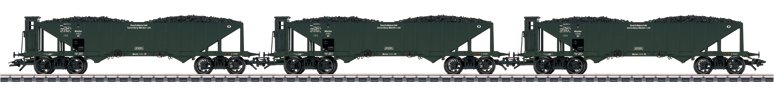 DRG Coal Hopper 3-Car Set for the G 5/5