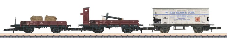 DB Freight 3-Car Set, theme of Ship's Equipment