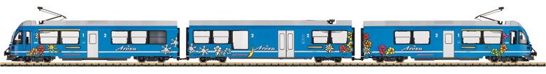 Allegra Powered Rail Car Train, Blue