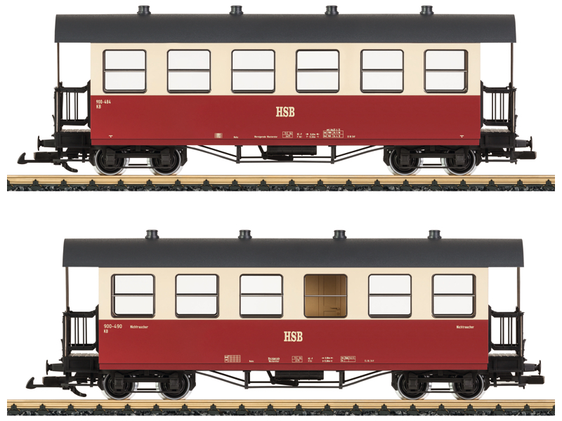 HSB Passenger Car Set, 2nd class