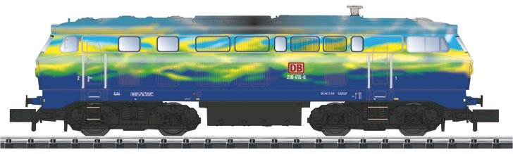 Tourism Train DB cl 218 Diesel Locomotive