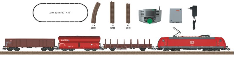 Dgtl Modern Freight Service Starter Set with Mobile Station 230V