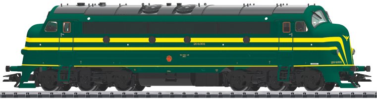 Dgtl SNCB cl 204 Diesel NOHAB Locomotive