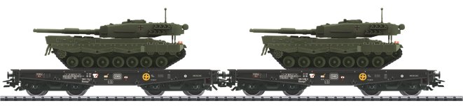 DB Leo 2 Heavy-Duty Flat 2-Car Set