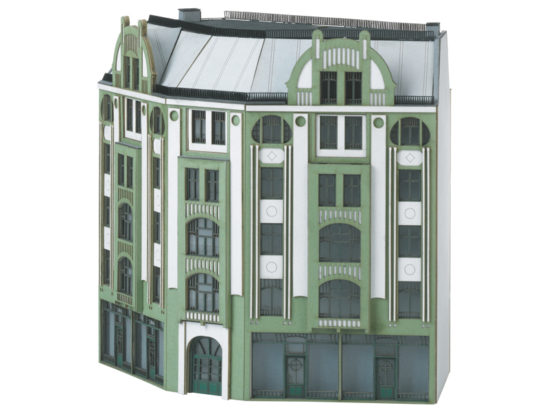 Art Nouveau Angled City Building Kit