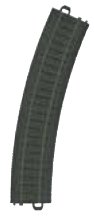 Curved Plastic Track R1 6/Pk