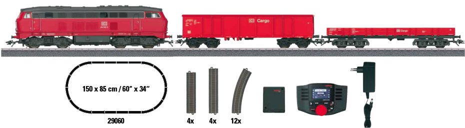 Dgtl Era V Freight Train Starter Set w/Mobile Station 230V