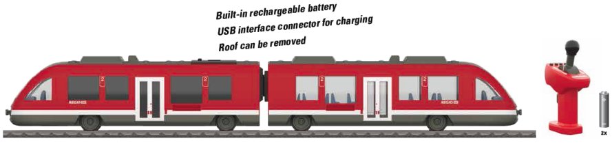 LINT Commuter Train w/rechargeable battery