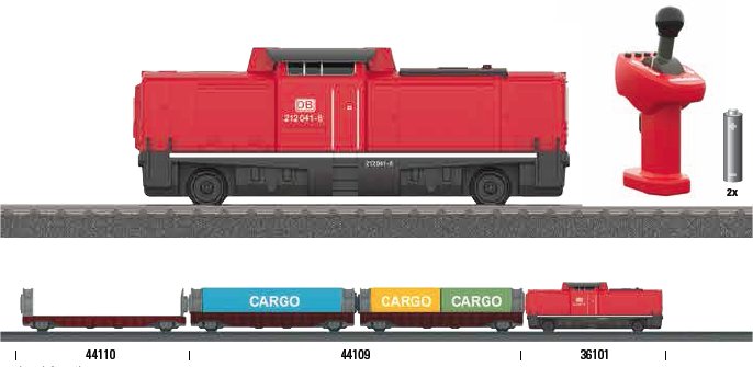 Class 212 Diesel Locomotive w/rechargeable battery