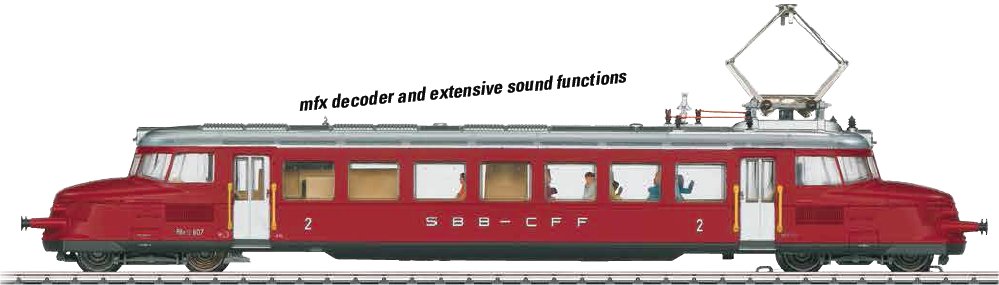 Dgtl SBB Red Arrow Electric Express Pwd Rail Car