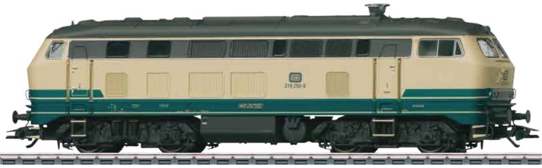 Dgtl DB cl 218 Diesel Locomotive