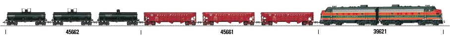 Dgtl GN EMD F7 Diesel Electric Locomotive, two A units