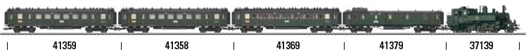 K.Bay.Sts. Type CC Express Train Passenger Car, 3rd class