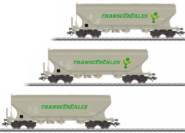 SNCB Type Uapps Grain Hopper 3-Car Set