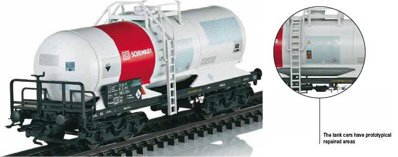 DB Schenker Set with 6 Tank Cars