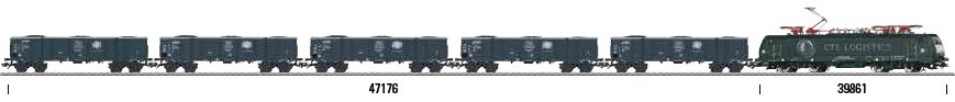 CTL Type Eaos High-Side Gondola 5-Car Set