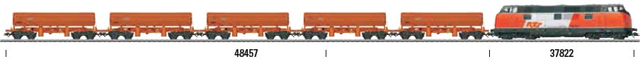 RTS Type Eamos Side Dump 5-Car Set