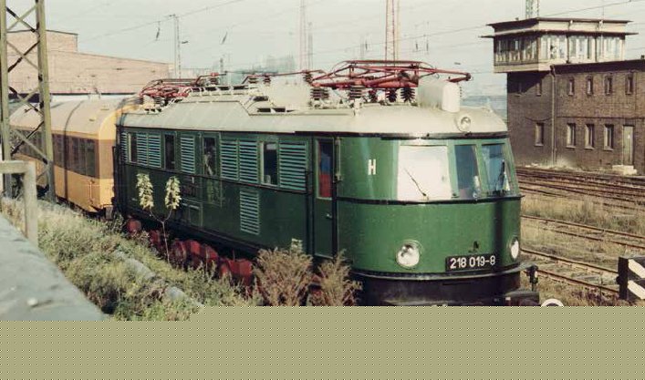 Dgtl DR cl E 218 Electric Locomotive