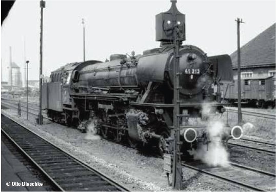 Dgtl DB cl 41 Steam Locomotive w/Tender