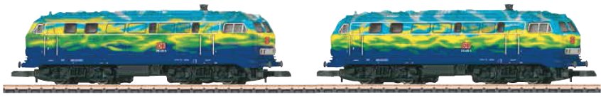 Locomotive Set of Diesel Locomotives