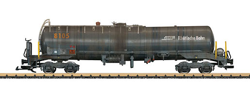 RhB Tank Car, weathering