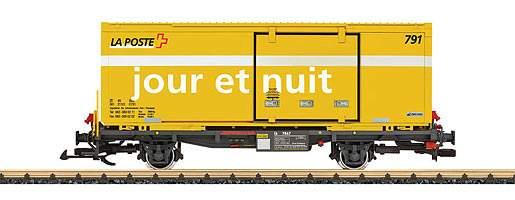 RhB La Poste Container Transport Car