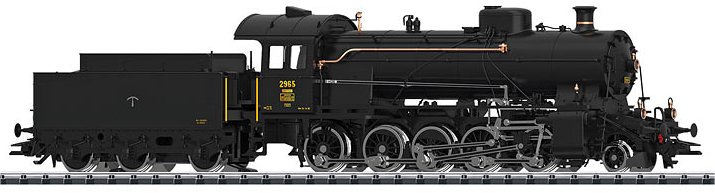 Dgtl SBB cl C 5/6 Elephant Steam Loco w/Tender