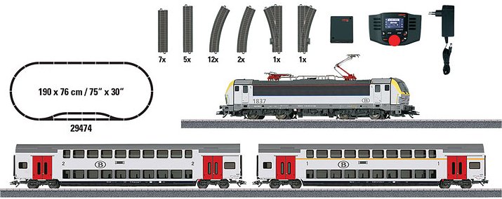 Era VI Passenger Train Starter Set with Mobile Station