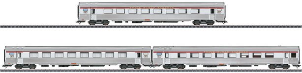 SNCF TEE Express Train Passenger 3-Car Set, Era IV
