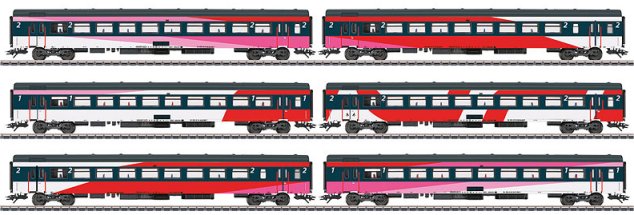 NS Express Train Passenger 6-Car Set., Era VI