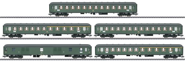 Express Train Passenger 5-Car Set for D 360 Express Train